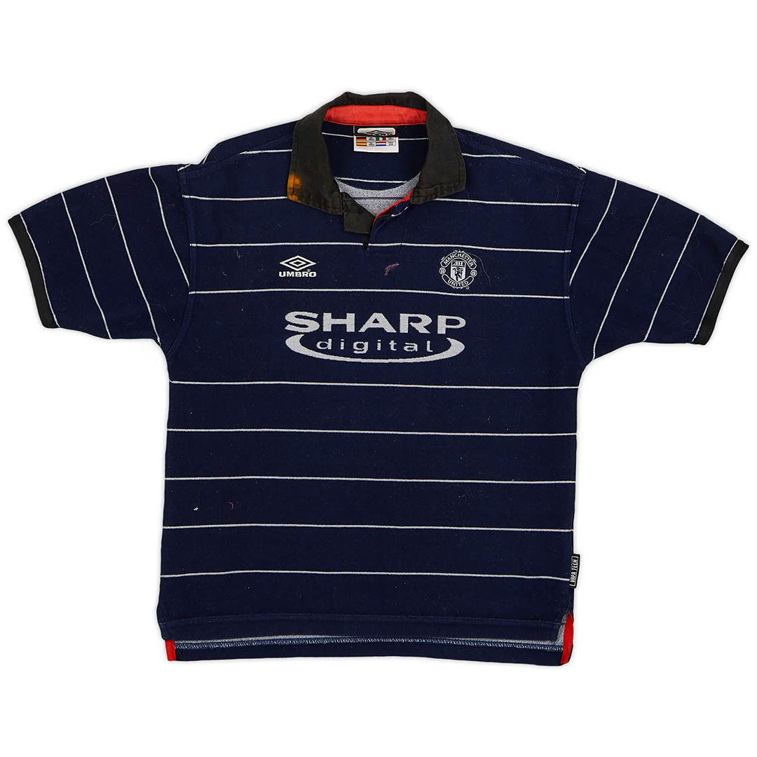 Solskjaer #20 Manchester United Retro Jersey Away 1999/00