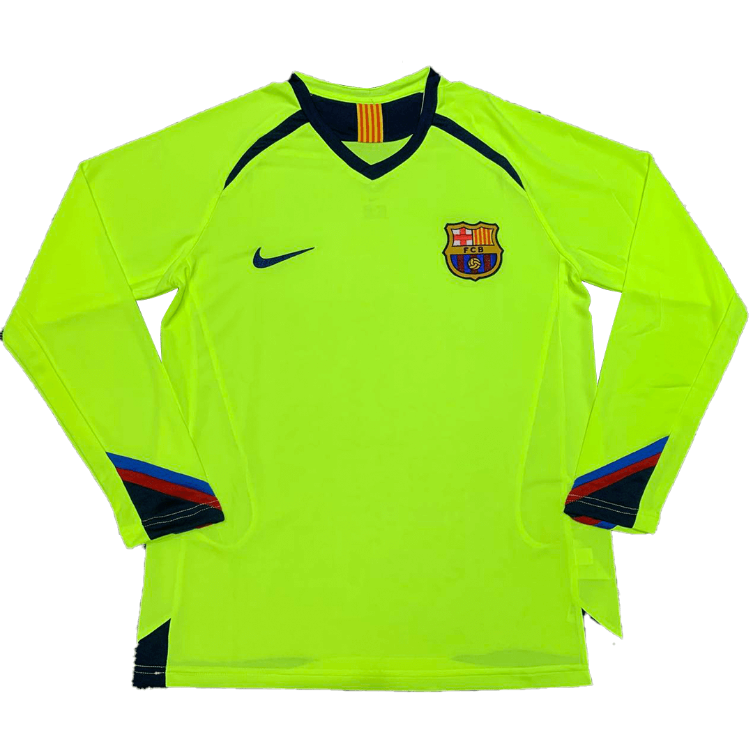 Barcelona Retro Jersey Away Long Sleeve 2005/06