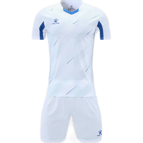 Kelme Customize Team Soccer Jersey Kit (Shirt+Short) White - 1005