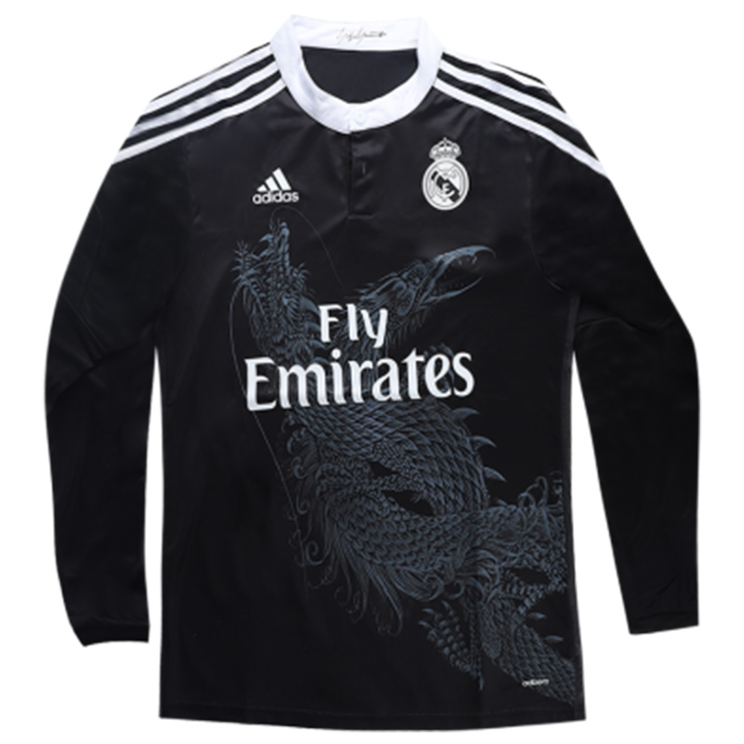 Real Madrid Retro Away Long Sleeve Jersey 2014/15