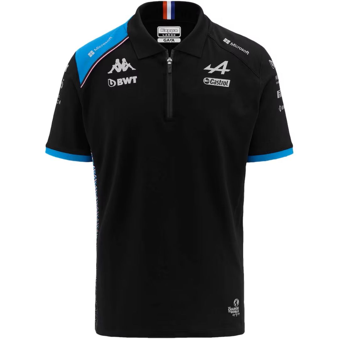 BWT Alpine F1 Team Polo Shirt Black 2023