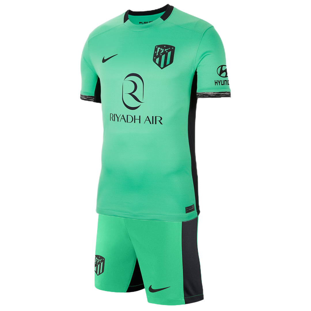 Kids Atletico Madrid Third Kit(Jersey+Shorts) 2023/24