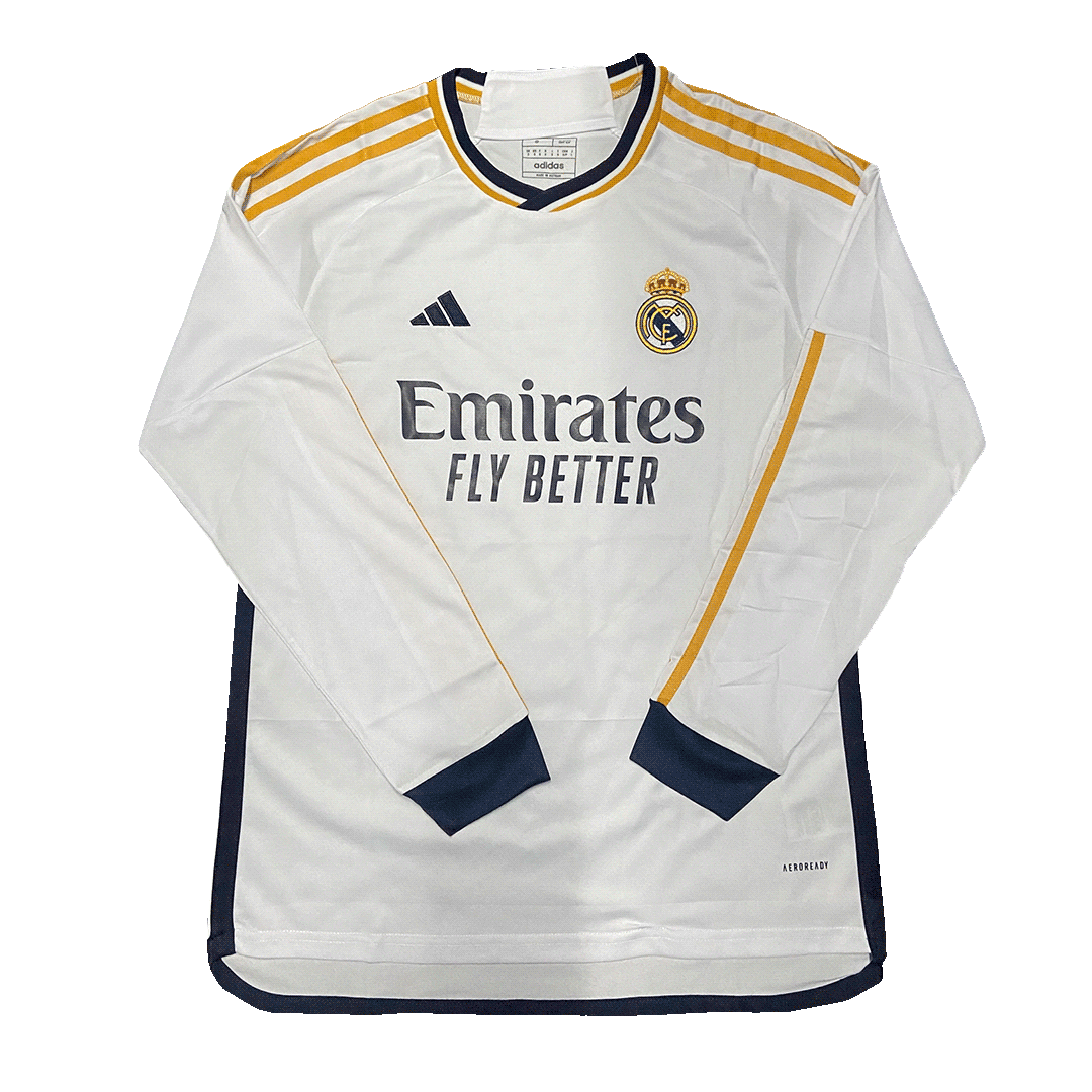 Real Madrid Home Long Sleeve Jersey 2023/24