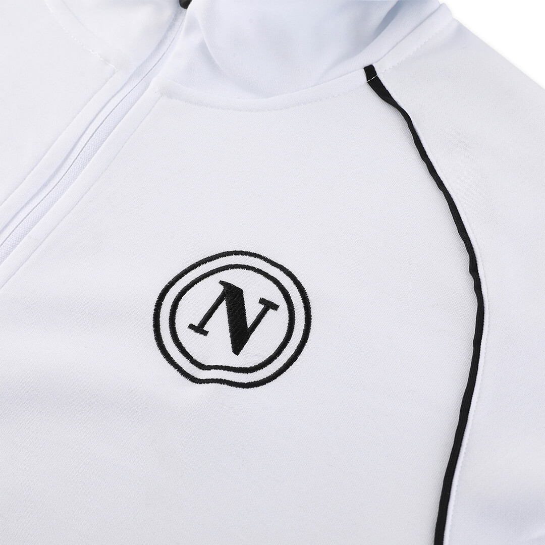 Napoli Hoodie Training Kit (Jacket+Pants) White 2023/24