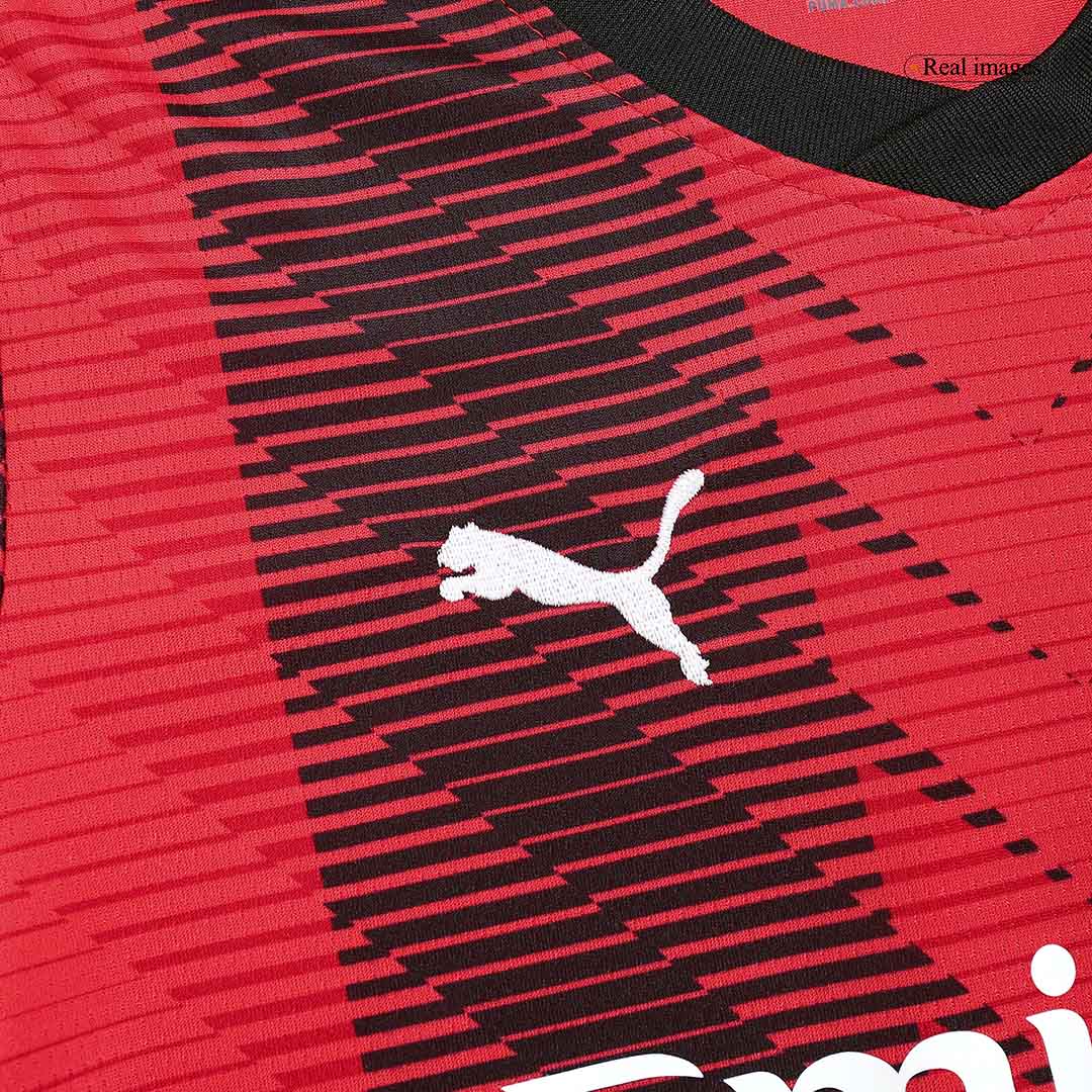 Kids AC Milan Home Jersey Kit 2023/24