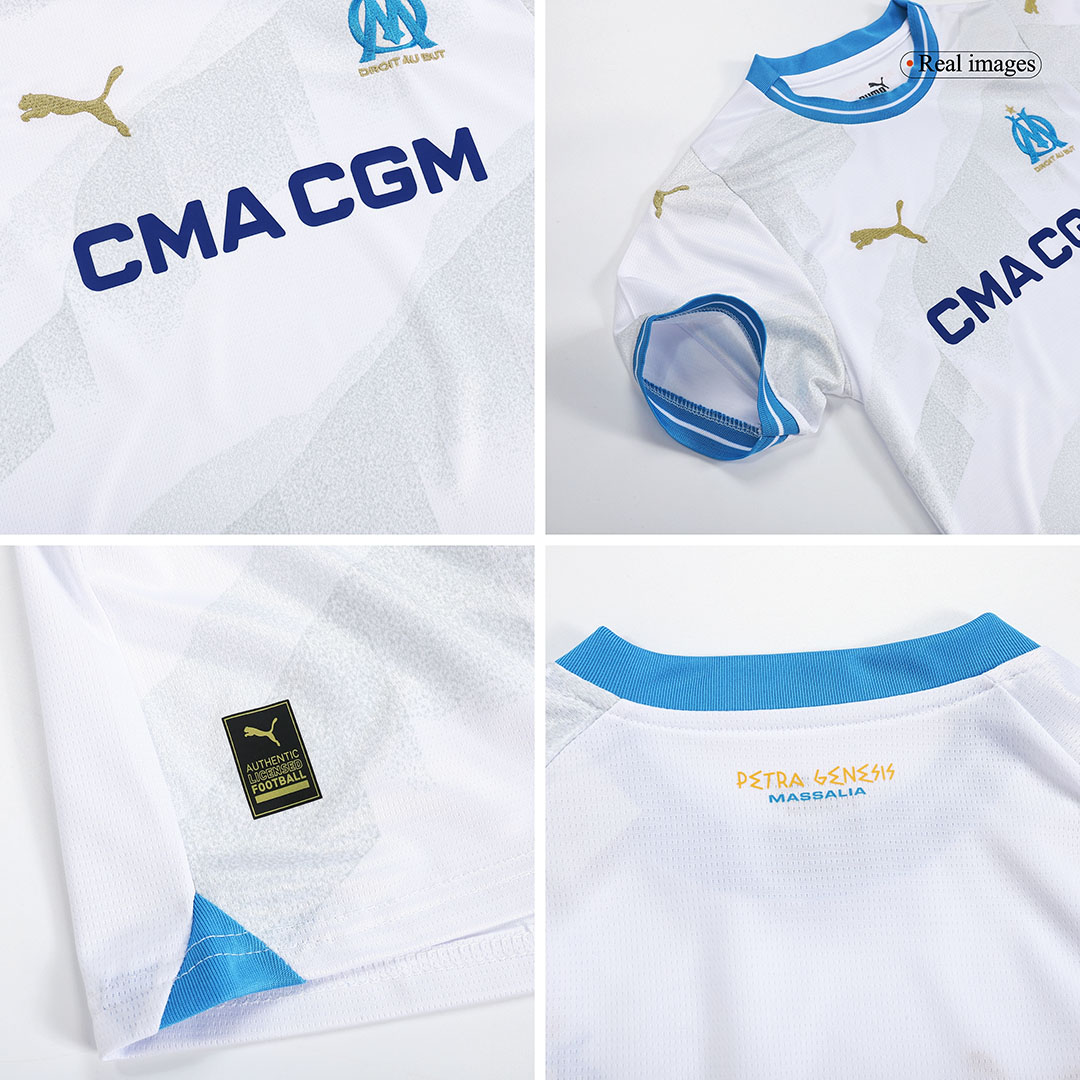 Kids Marseille Home Kit(Jersey+Shorts) 2023/24