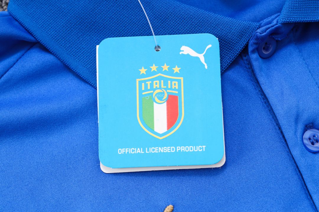 Italy Polo Shirt Blue 2023