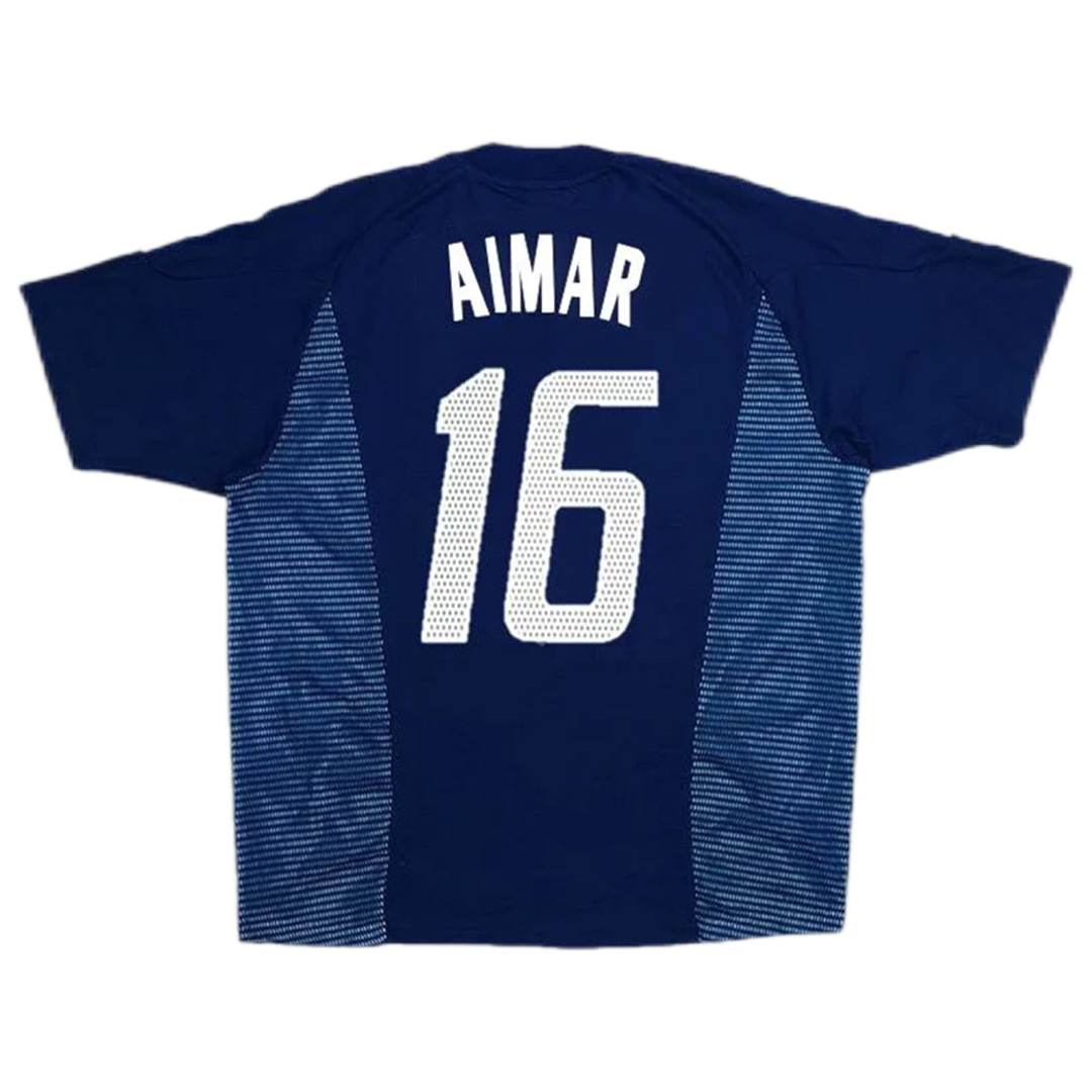Argentina AIMAR #16 Retro Jersey Away World Cup 2002