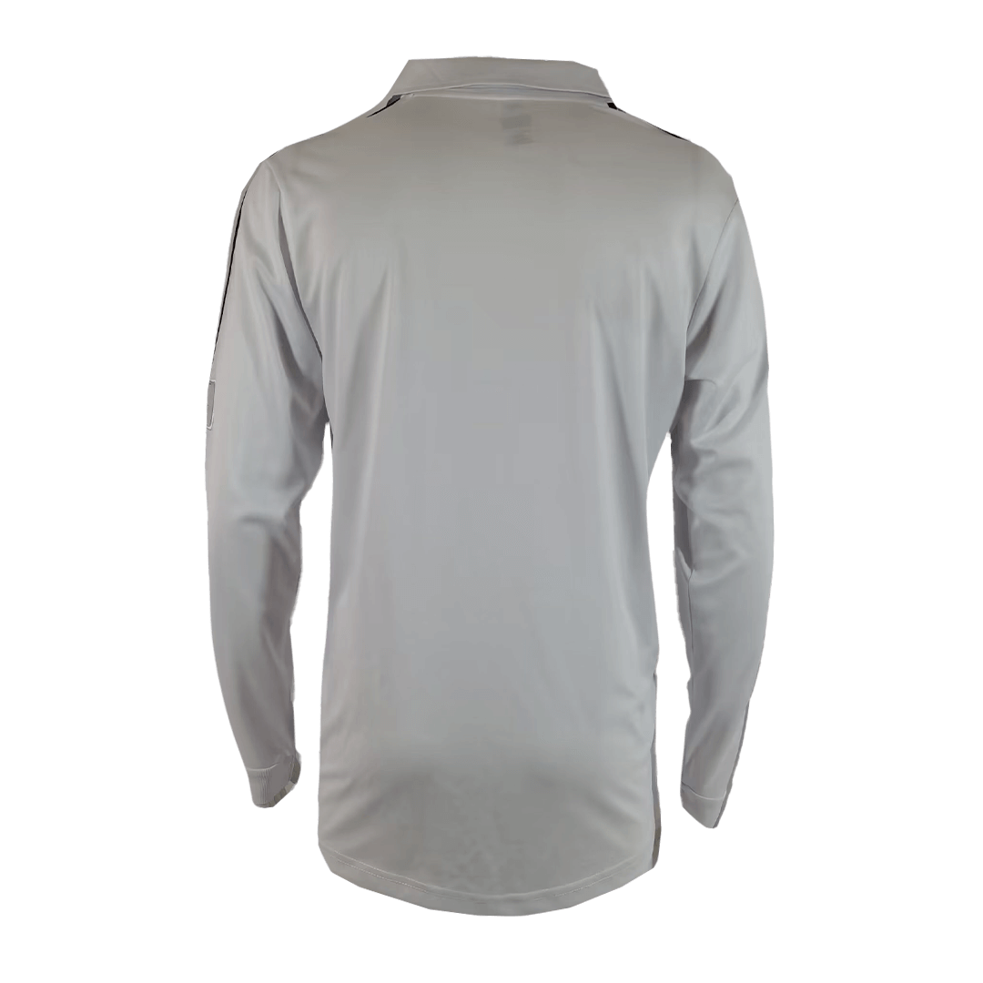 Retro UCL Real Madrid Home Long Sleeve Jersey 2001/02