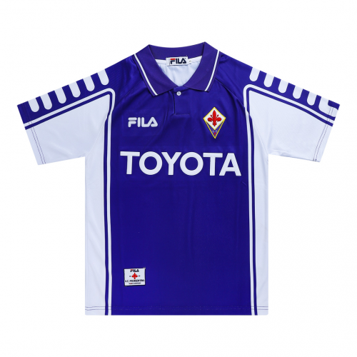 Fiorentina BATISTUTA #9 Retro Jersey Home 1999/00