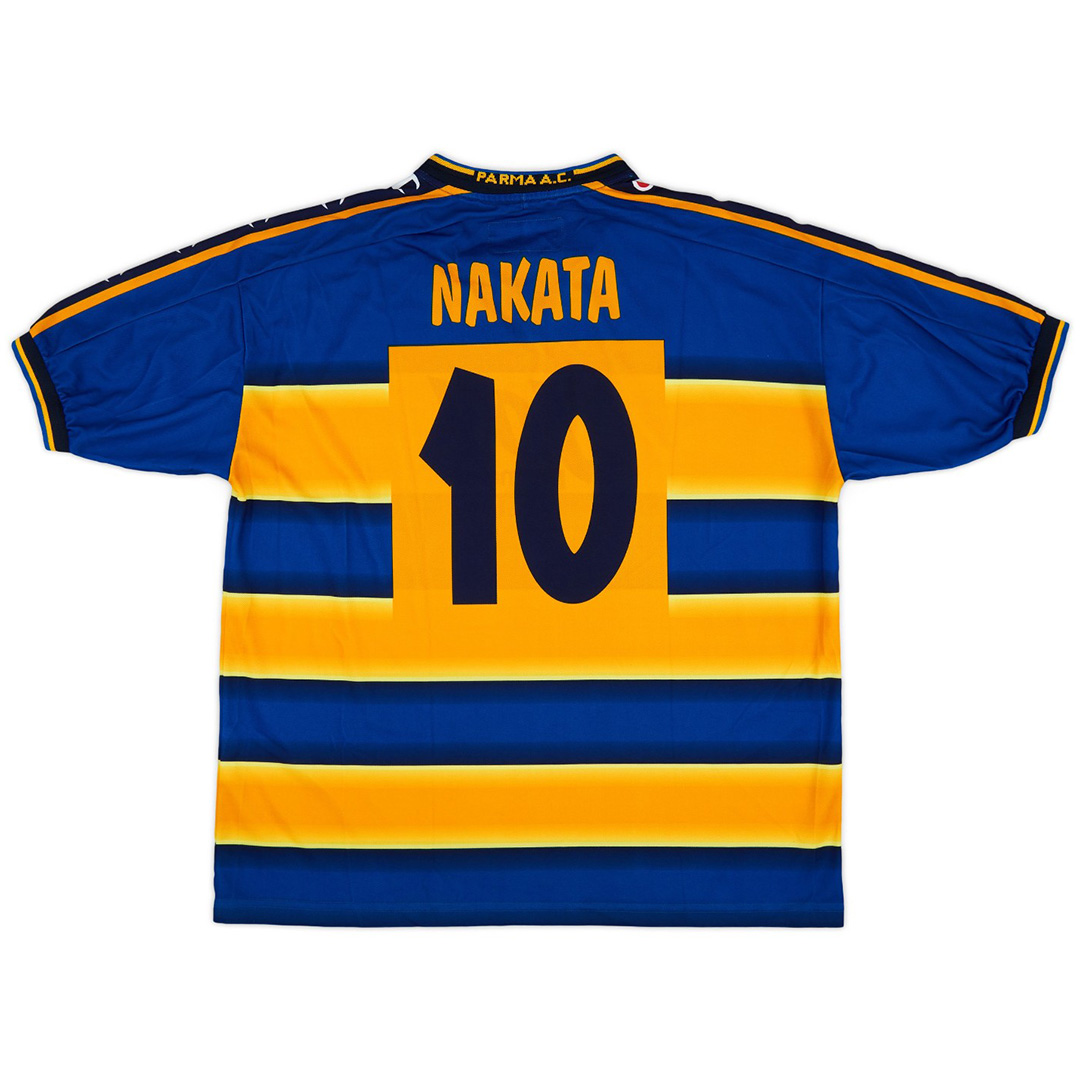 NAKATA #10 Parma Calcio 1913 Retro Jersey Home 2001/02