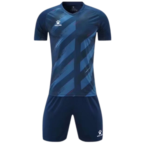 Kelme Customize Team Soccer Jersey Kit (Shirt+Short) Navy - 1005