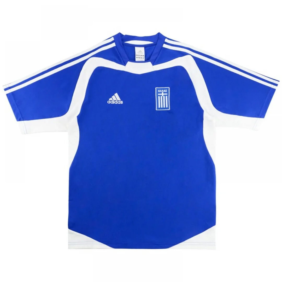 Greece Retro Jersey Home Euro Cup 2004