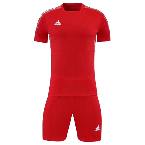 Custom Team Uniform/Adidas Custom Uniform/Customize Team Soccer Jersey Kit (Shirt+Short) Red - 720