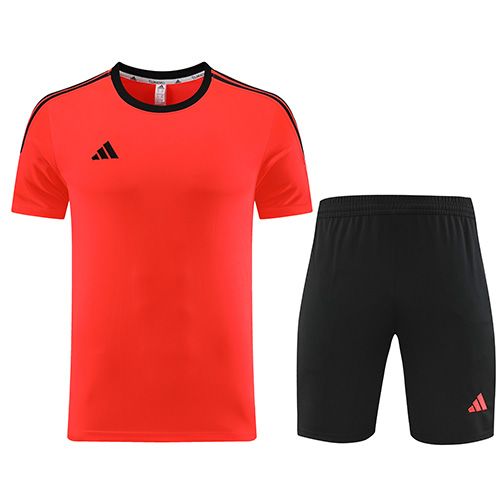 Custom Team Uniform/Adidas Custom Uniform/Customize Team Jersey Kit(Shirt+Short) Orange AD02