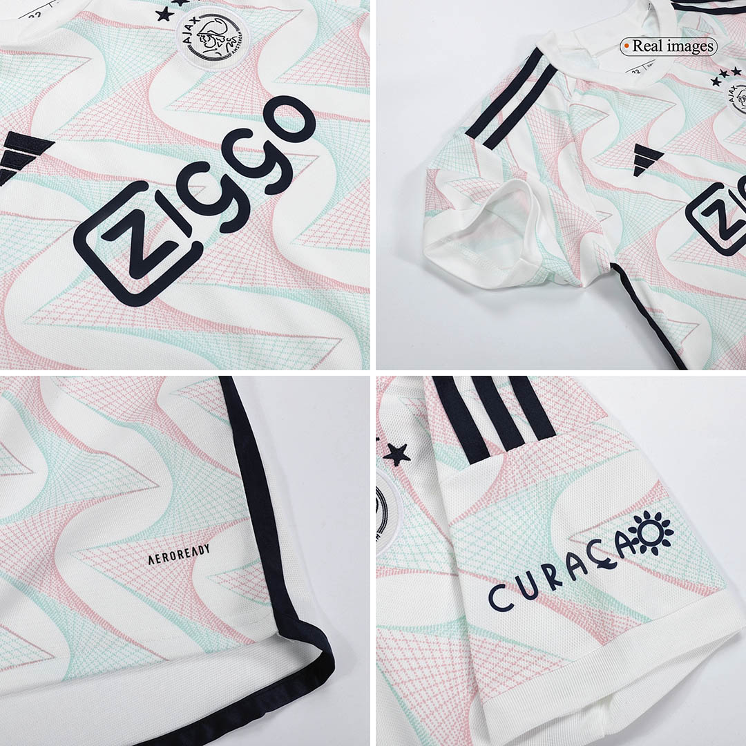Kids Ajax Away Jersey Kit 2023/24