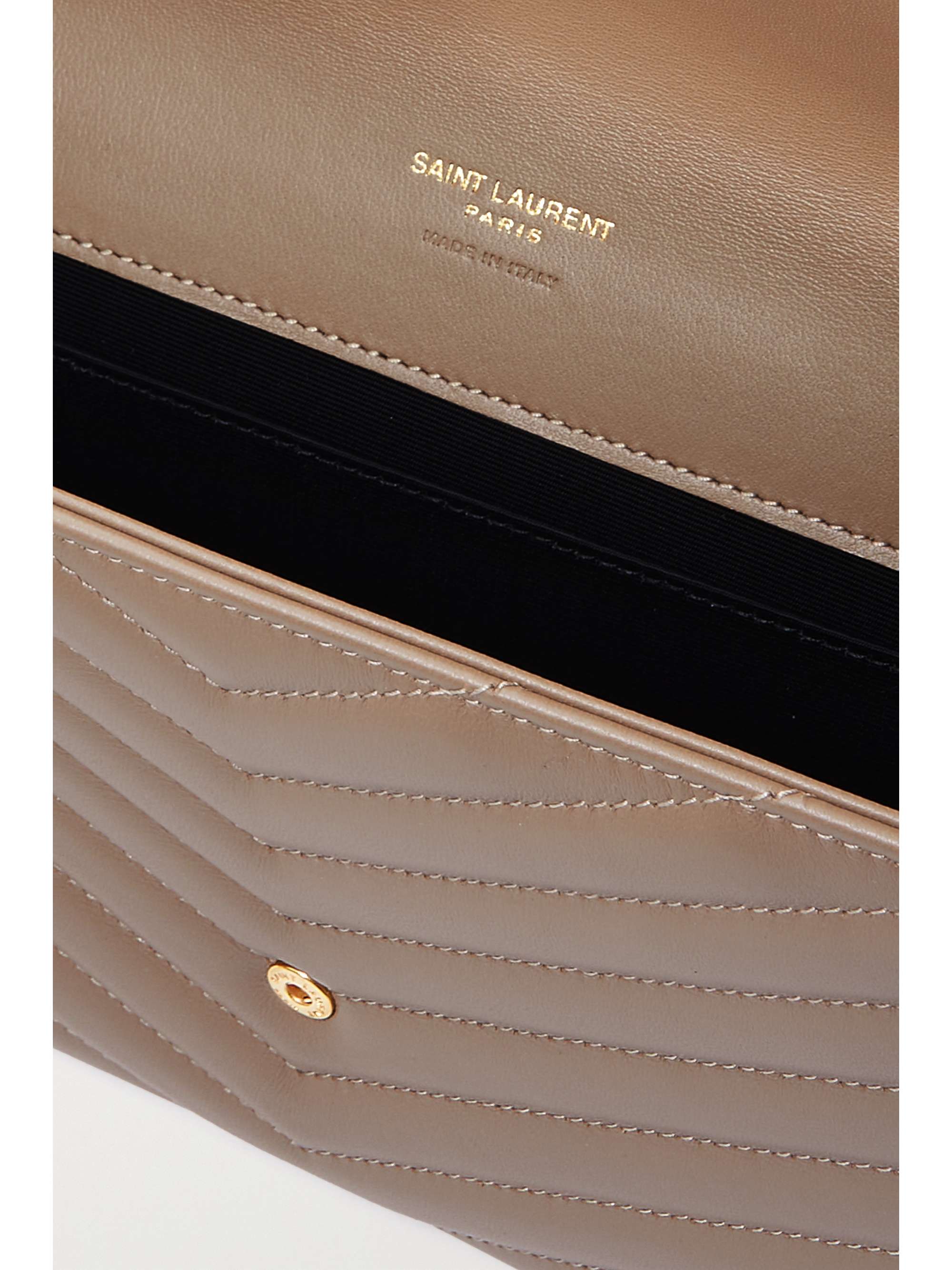 Cassandre matelassé leather clutch