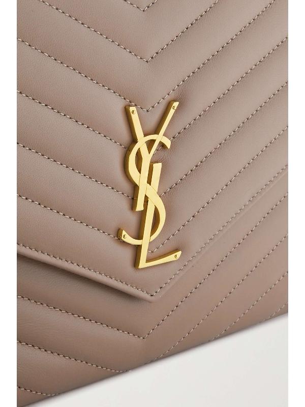 Cassandre matelassé leather clutch