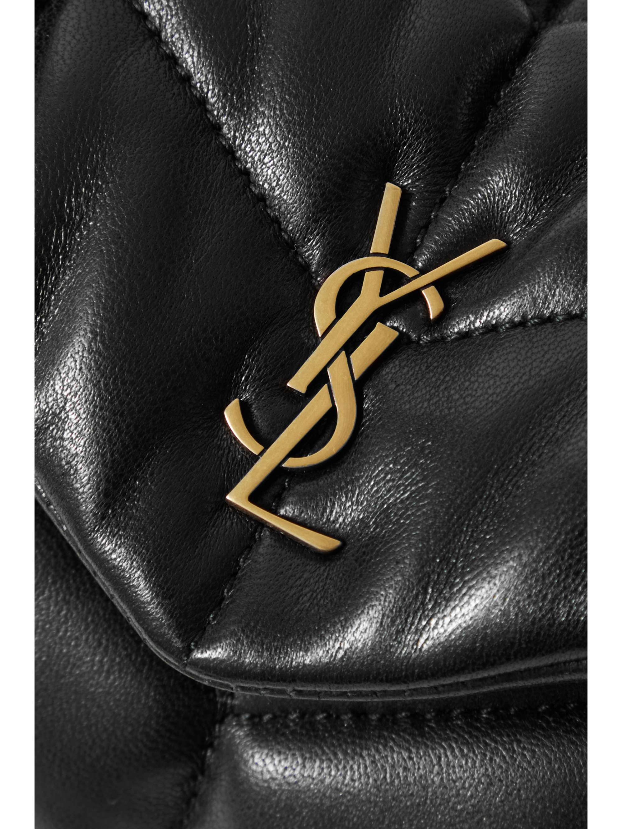 Quilted leather small handbag