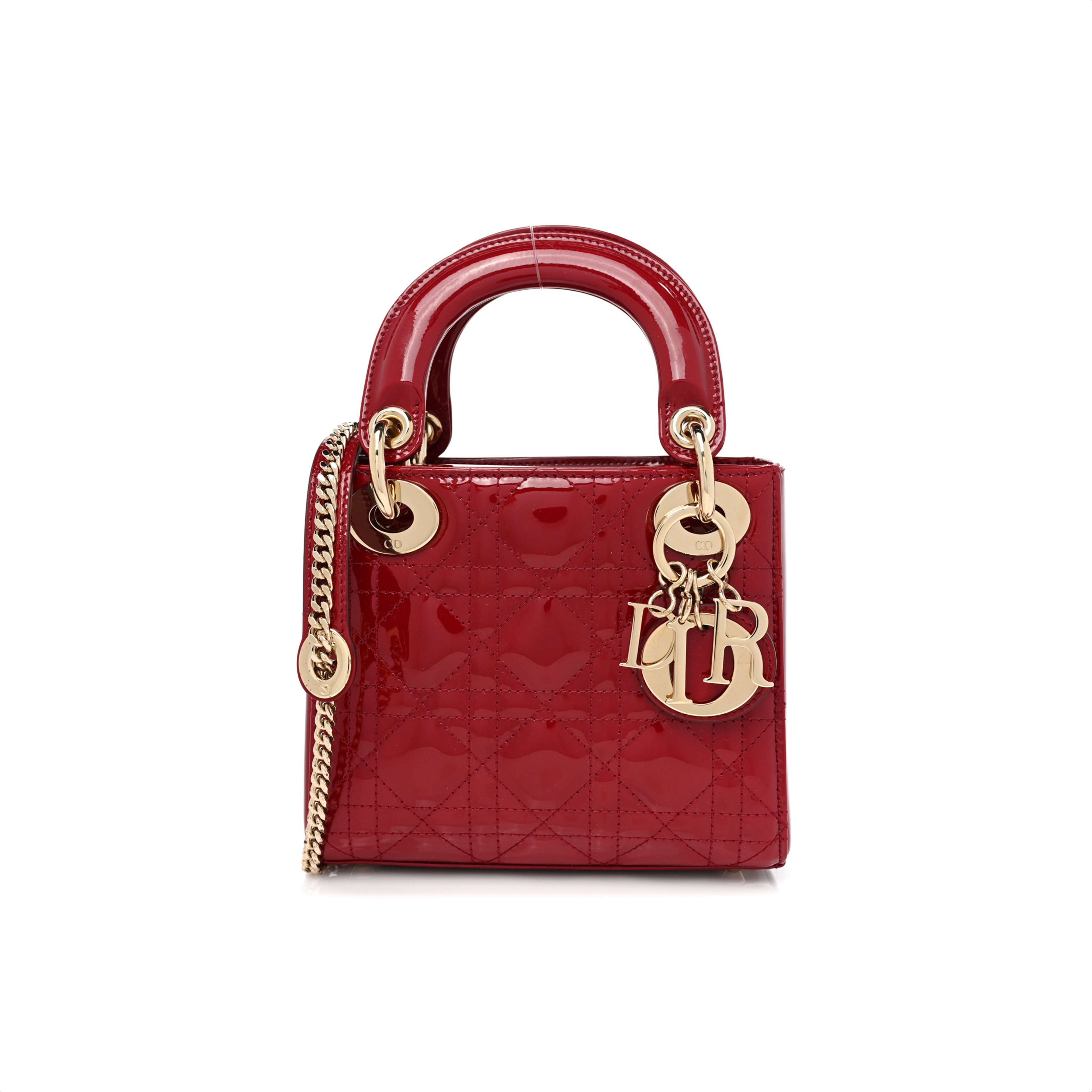 CHRISTIAN DIOR  Mini Lady Dior Red
