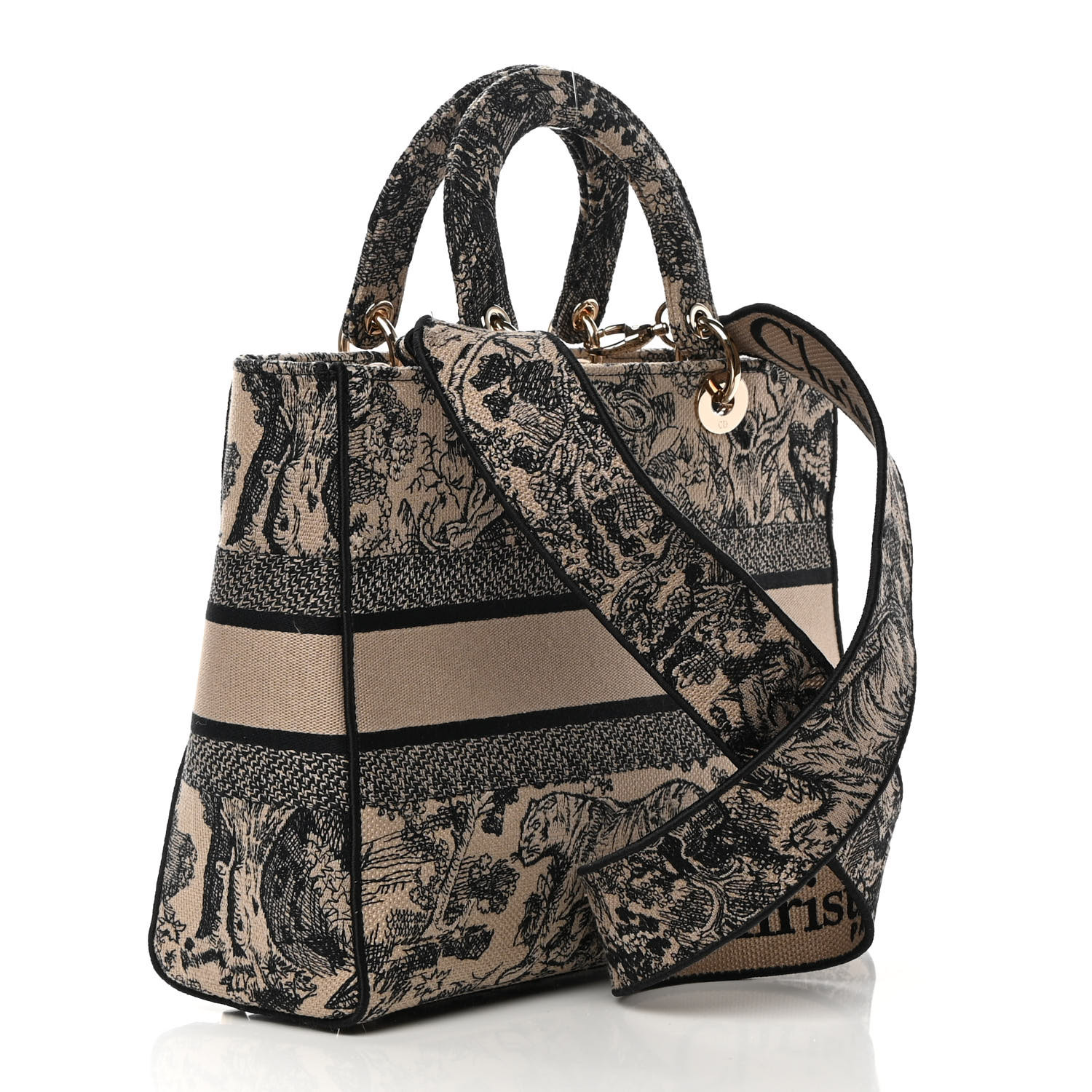 CHRISTIAN DIOR Toile   Lady D-Lite Blue