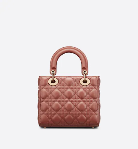 SMALL LADY DIOR MY  BAG Rust-Colored