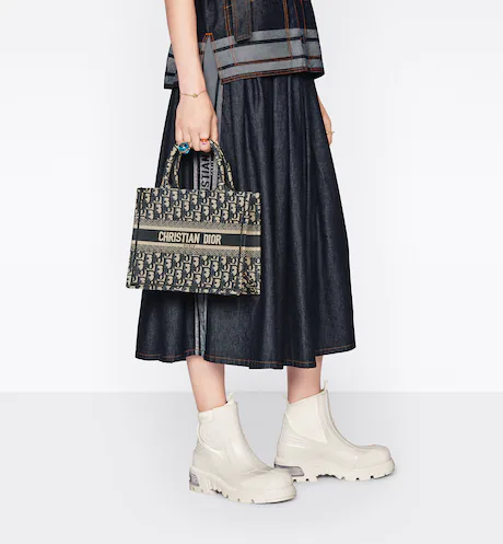 SMALL DIOR BOOK TOTE Blue Dior  (26.5 x 21 x 14 cm)