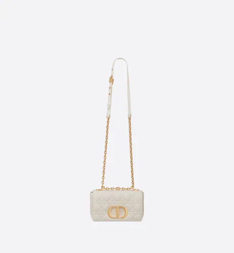 SMALL DIOR CARO BAGIvory