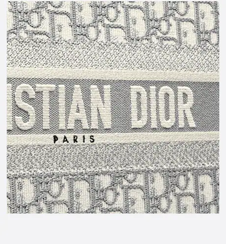 LARGE DIOR BOOK TOTE Gray Dior  (42 x 35 x 18.5 cm)