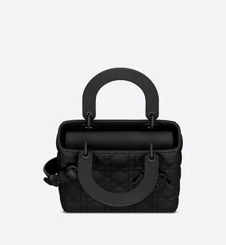 SMALL LADY DIOR MY  BAG Black  Calfskin