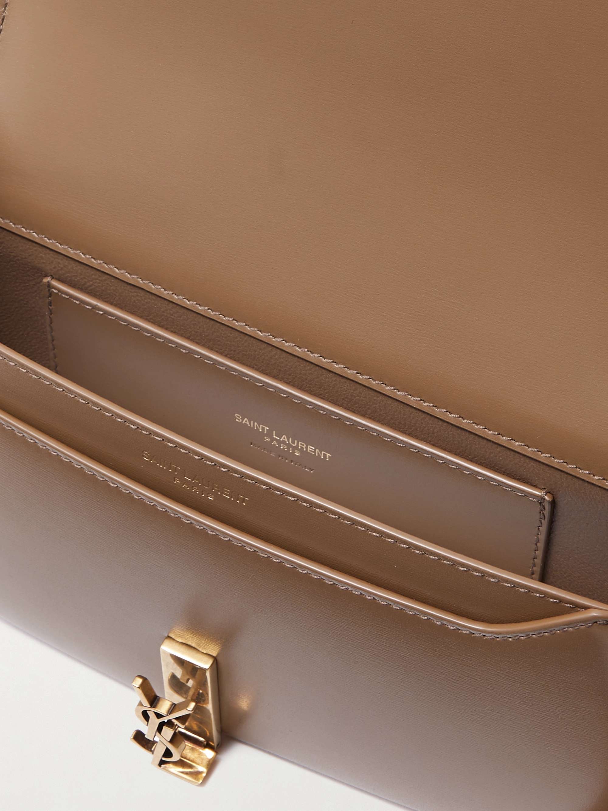 Leather mini shoulder bag