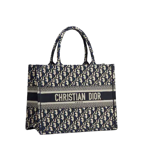 DIOR BOOK TOTE Blue Dior  (36 x 27.5 x 16.5 cm)
