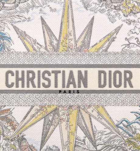 LARGE DIOR BOOK TOTE White  (42 x 35 x 18.5 cm)