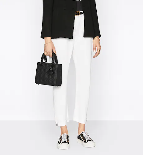 SMALL LADY DIOR MY  BAG Black  Calfskin