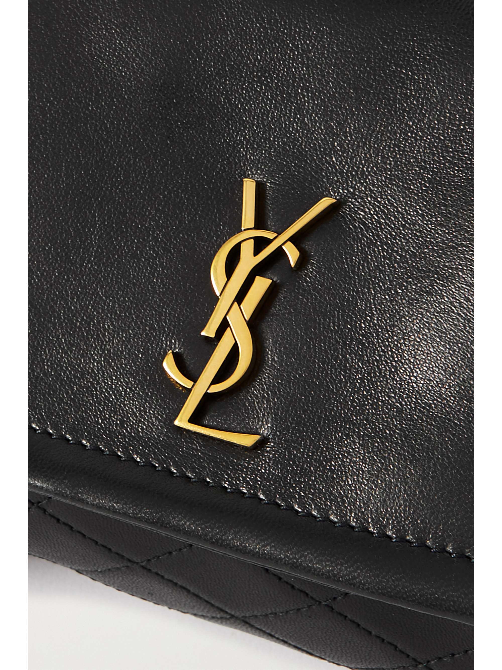 Matrase embossed leather mini shoulder bag