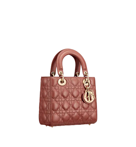 SMALL LADY DIOR MY  BAG Rust-Colored