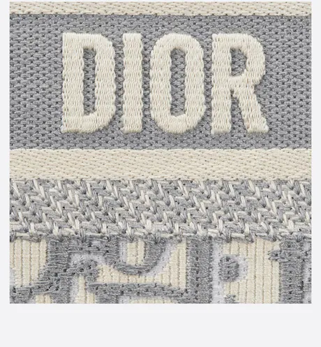 MINI DIOR BOOK TOTE Gray Dior  (22,5 x 15 x 6 cm)