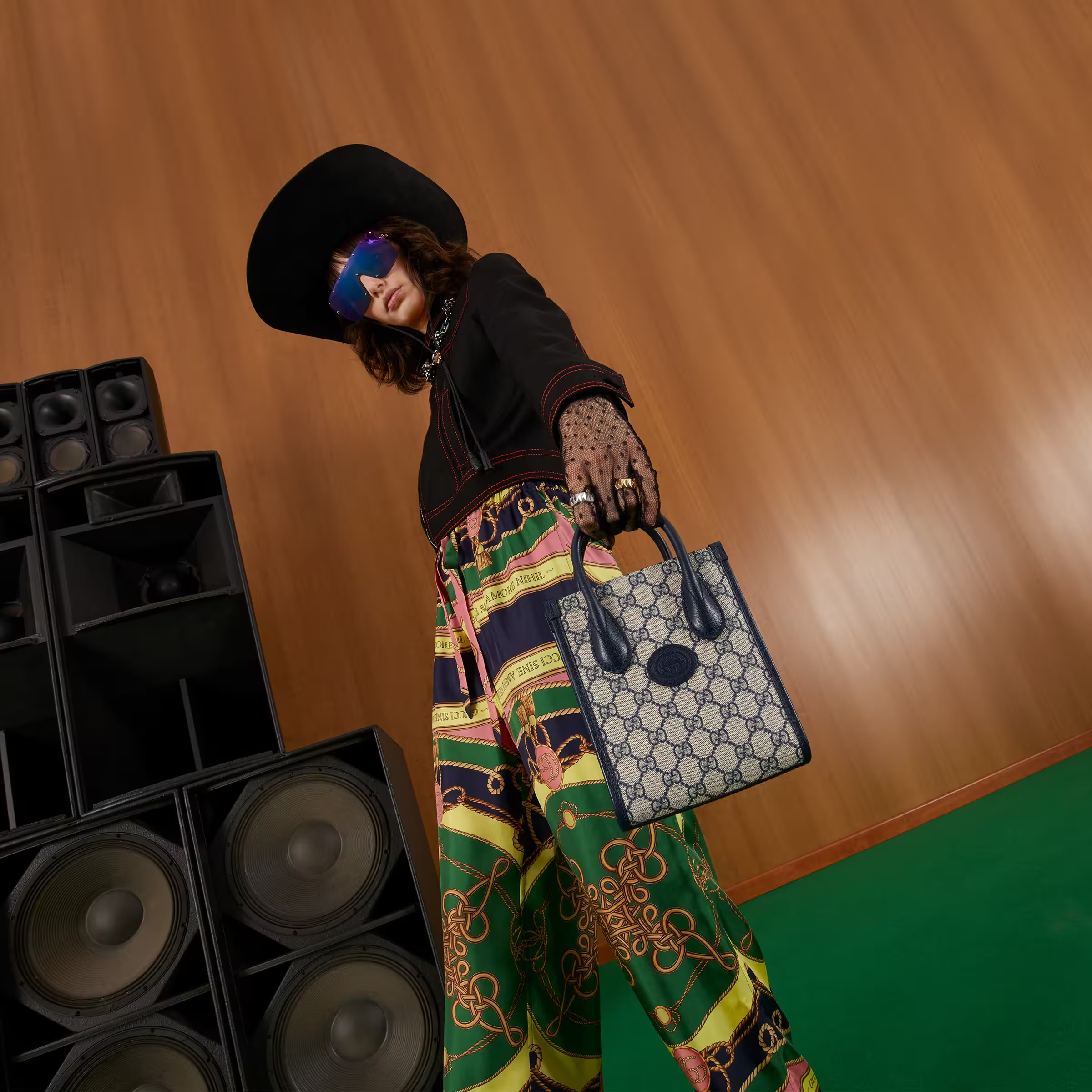 Mini tote bag with  G