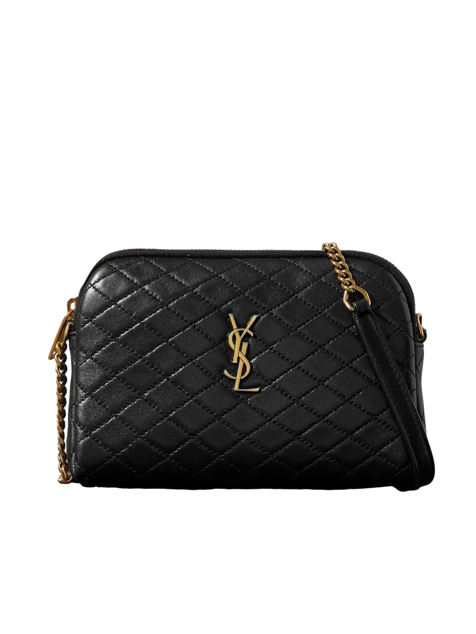 Quilted leather shoulder bag