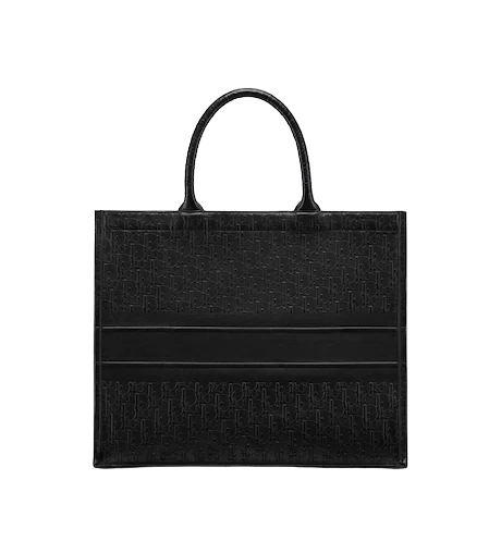 LARGE DIOR BOOK TOTE Black Dior  Calfskin (42 x 35 x 18.5 cm)