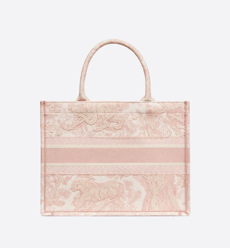 DIOR BOOK TOTE Pink Toile de  (36 x 27.5 x 16.5 cm)