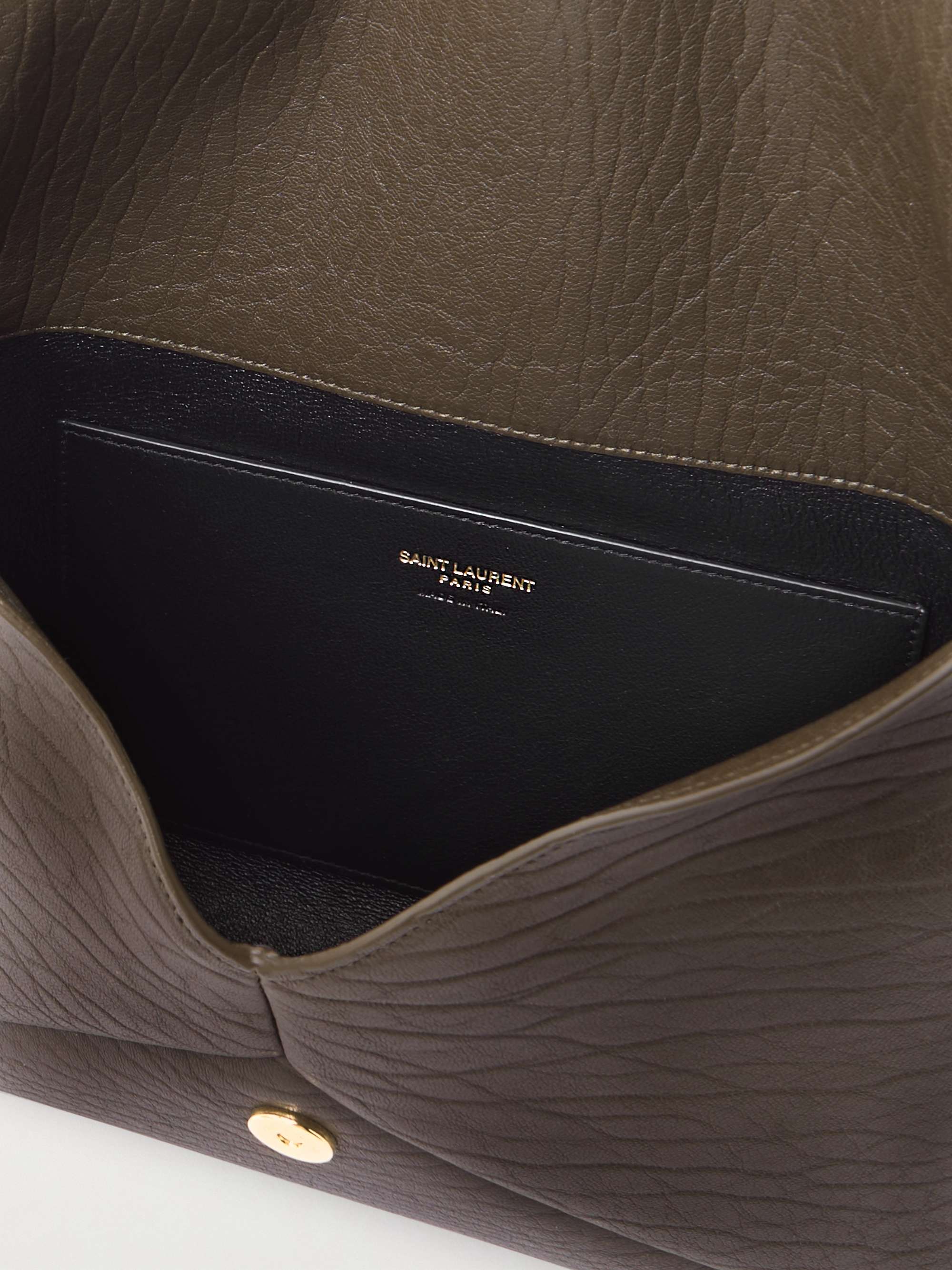 Texture Leather Large Handbag