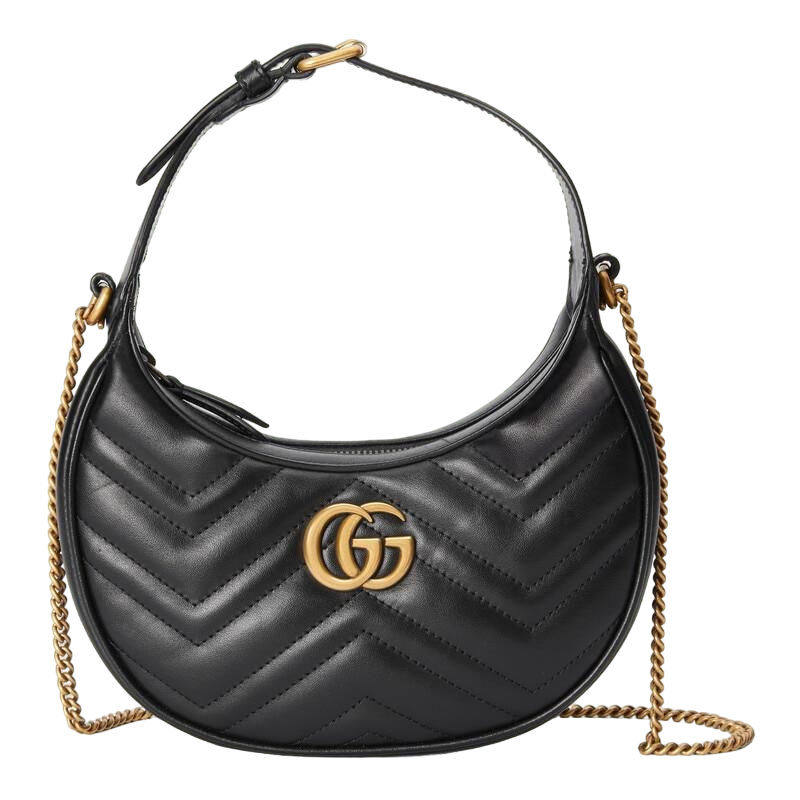 hand half-moon mini bag