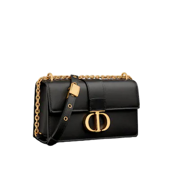 30 MONTAIGNE  BAG WITH CHAIN Black Calfskin