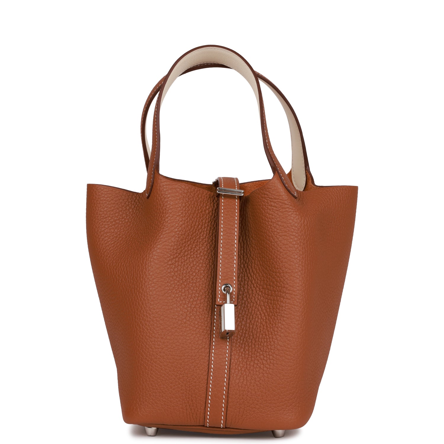 HE&&ME Eclat Picotin Lock 18 Gold Clemence Palladium Hardware