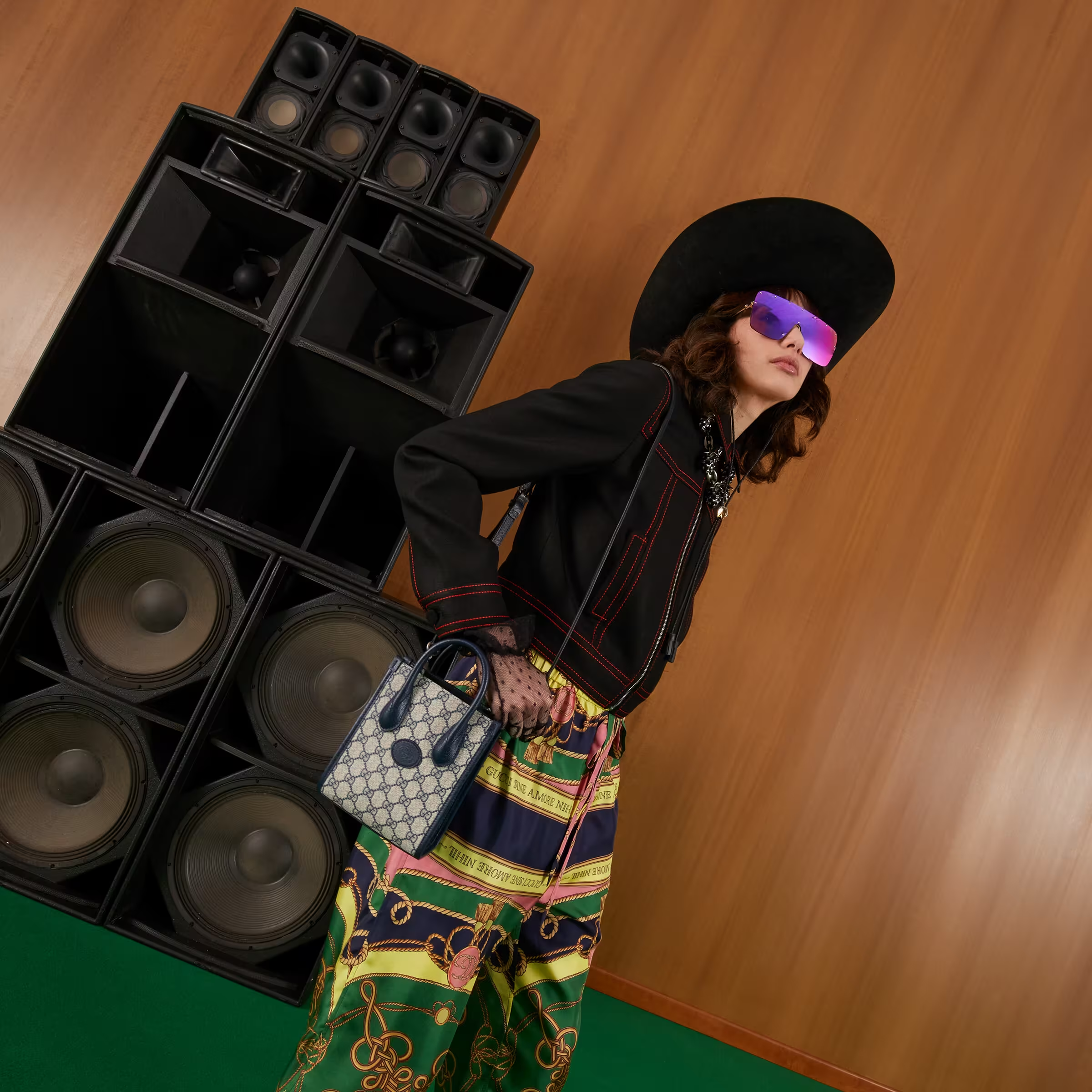 Mini tote bag with  G