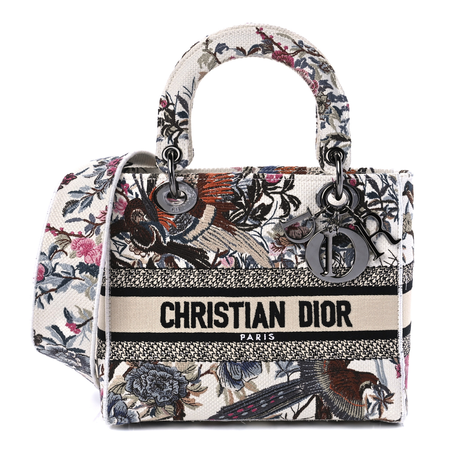 CHRISTIAN DIOR  Lady D-Lite Ecru
