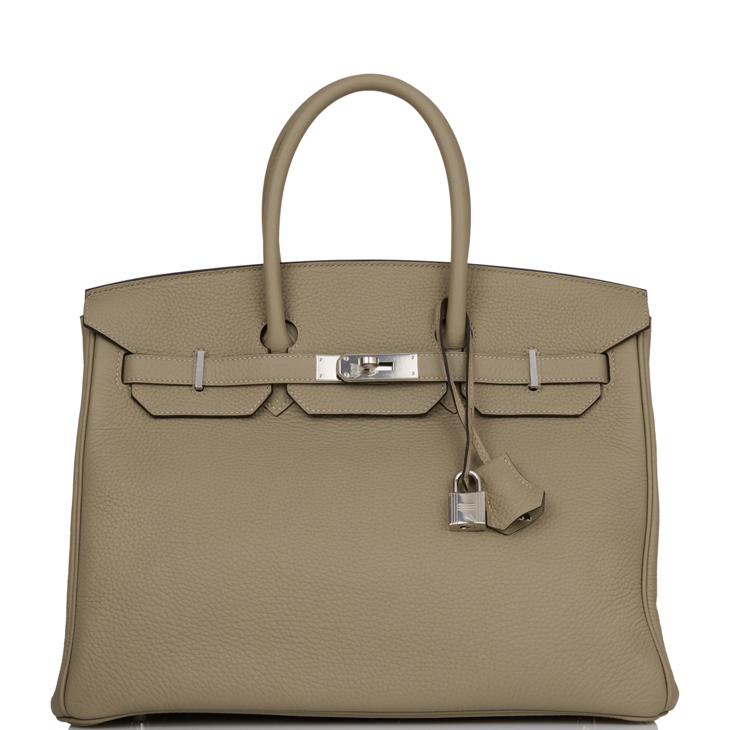 HE&&ME Birkin 35 Sage Clemence Palladium Hardware