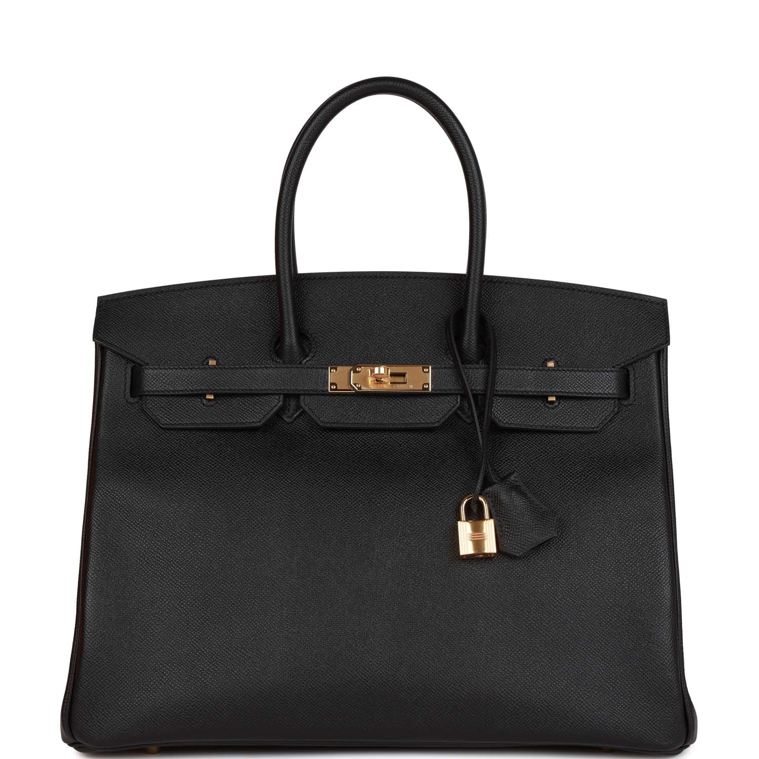 HE&&ME Birkin 35 Black Epsom Gold Hardware