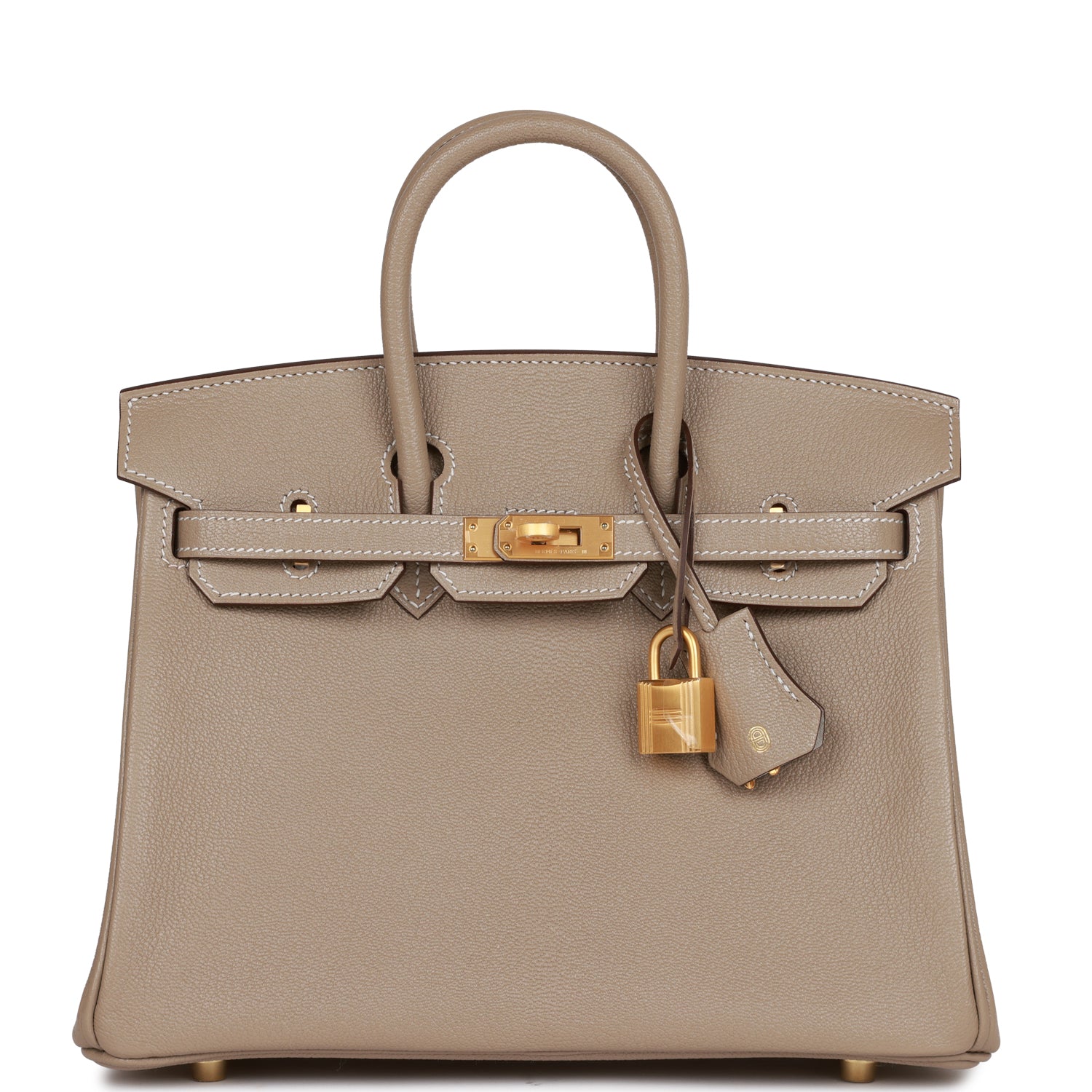 HE&&ME Special Order (HSS) Birkin 25 Gris Tourterelle Verso Chevre Brushed Gold Hardware